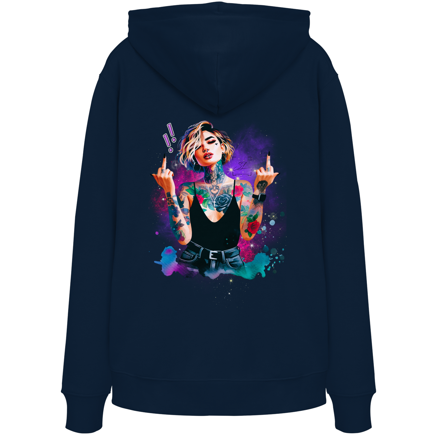 Rebel Rose - Organic Hoodie