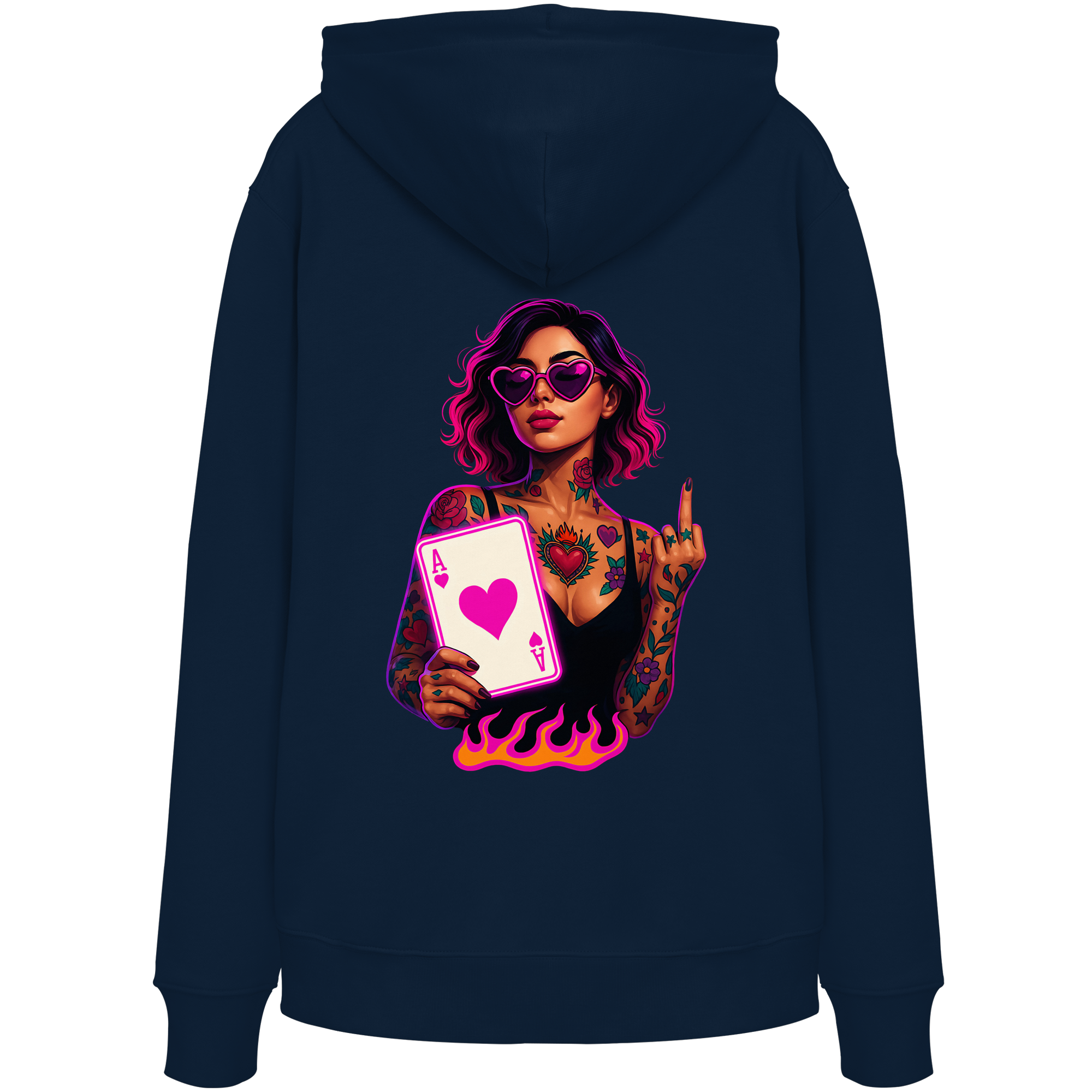 Queen of Hearts - Organic Hoodie