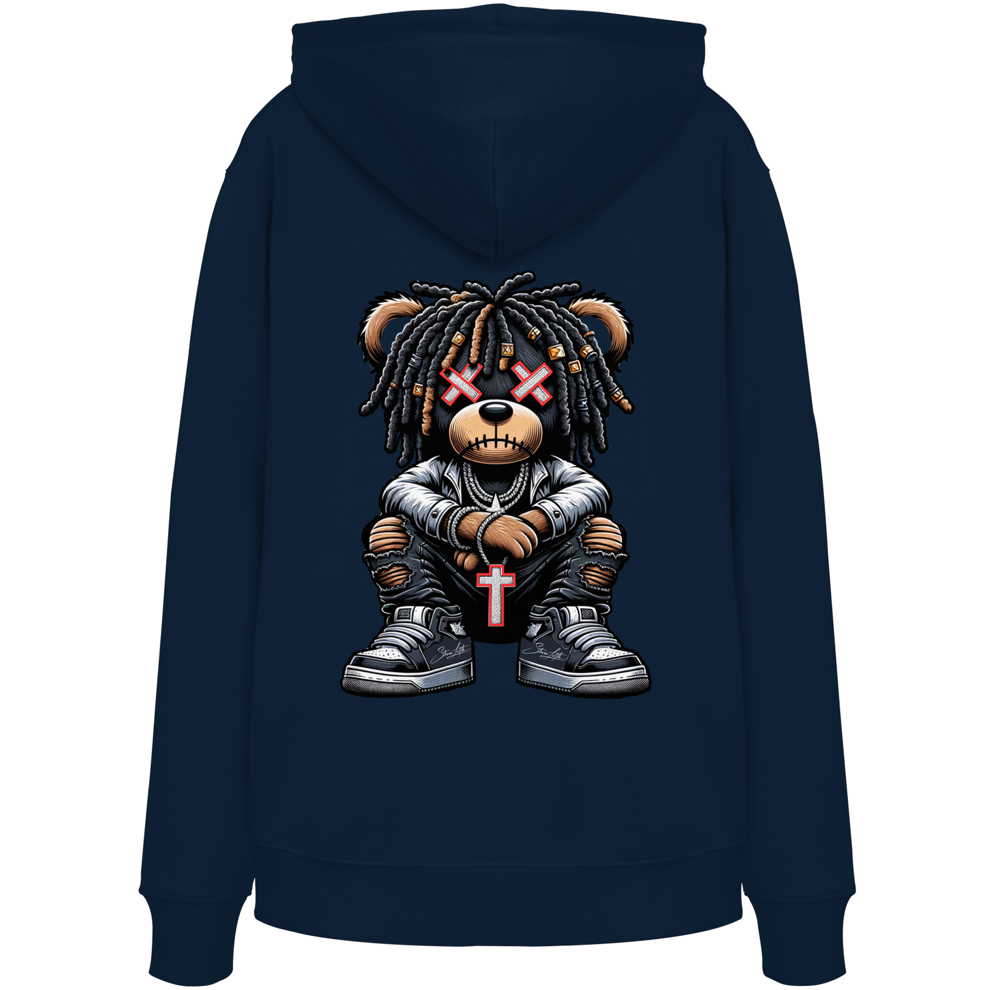 Bad Ass Teddy - Organic Hoodie