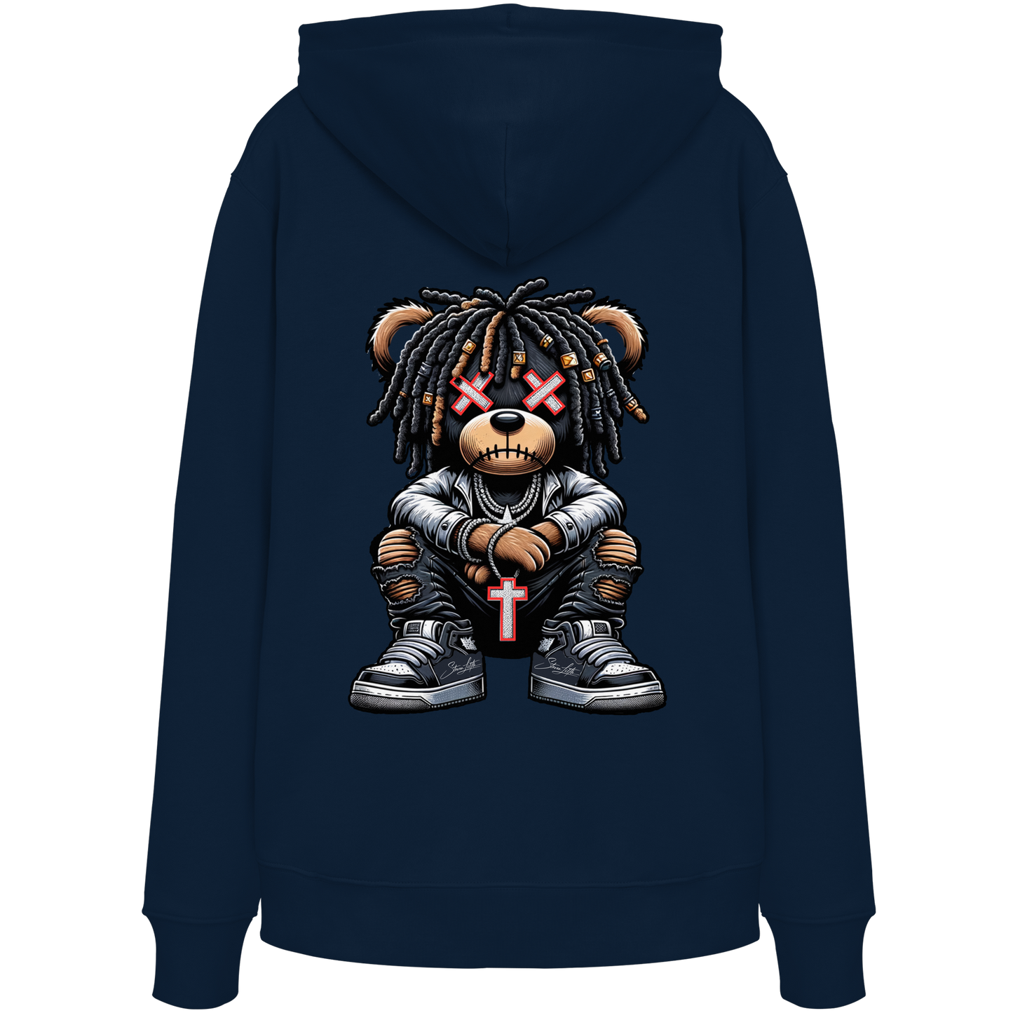 Bad Ass Teddy - Organic Hoodie