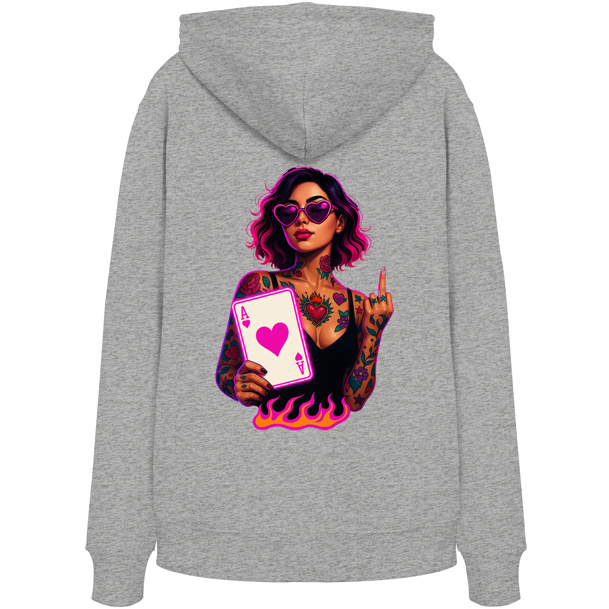 Queen of Hearts - Organic Hoodie