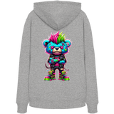 Punk Neon Teddy - Organic Hoodie