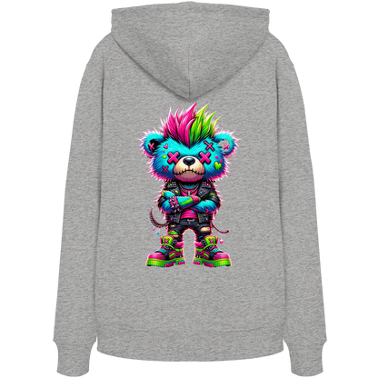 Punk Neon Teddy - Organic Hoodie