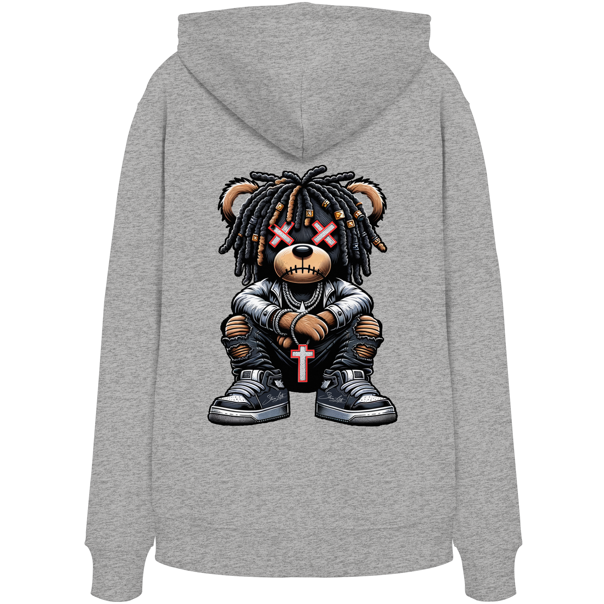 Bad Ass Teddy - Organic Hoodie
