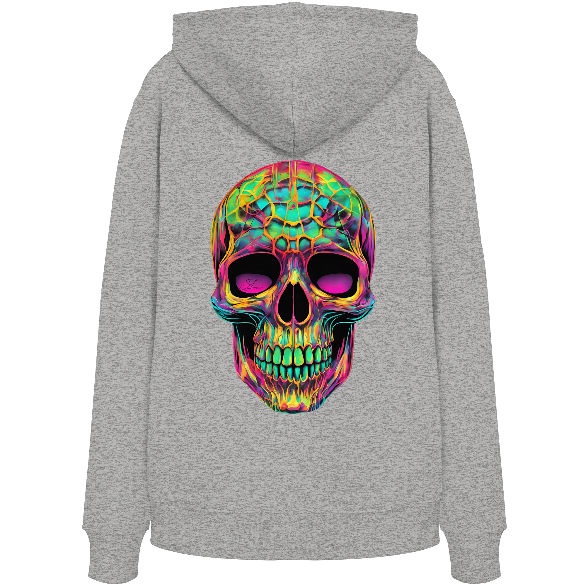 Psychedelic Skull - Organic Hoodie