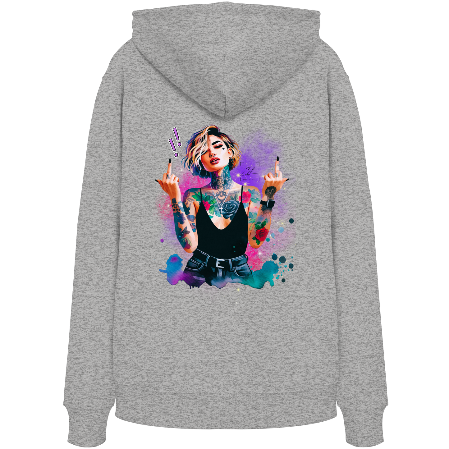 Rebel Rose - Organic Hoodie
