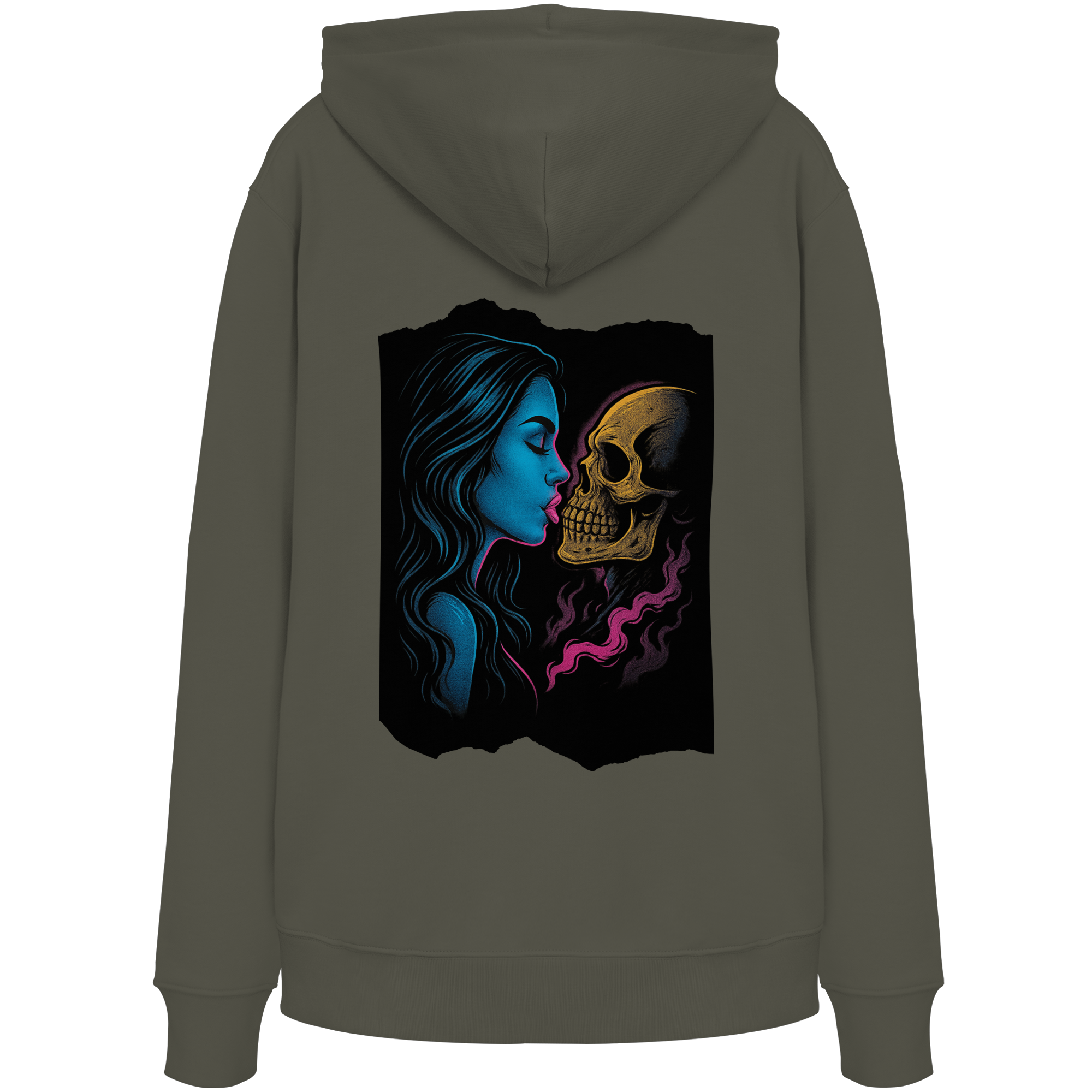 Kissing Skull - Organic Hoodie