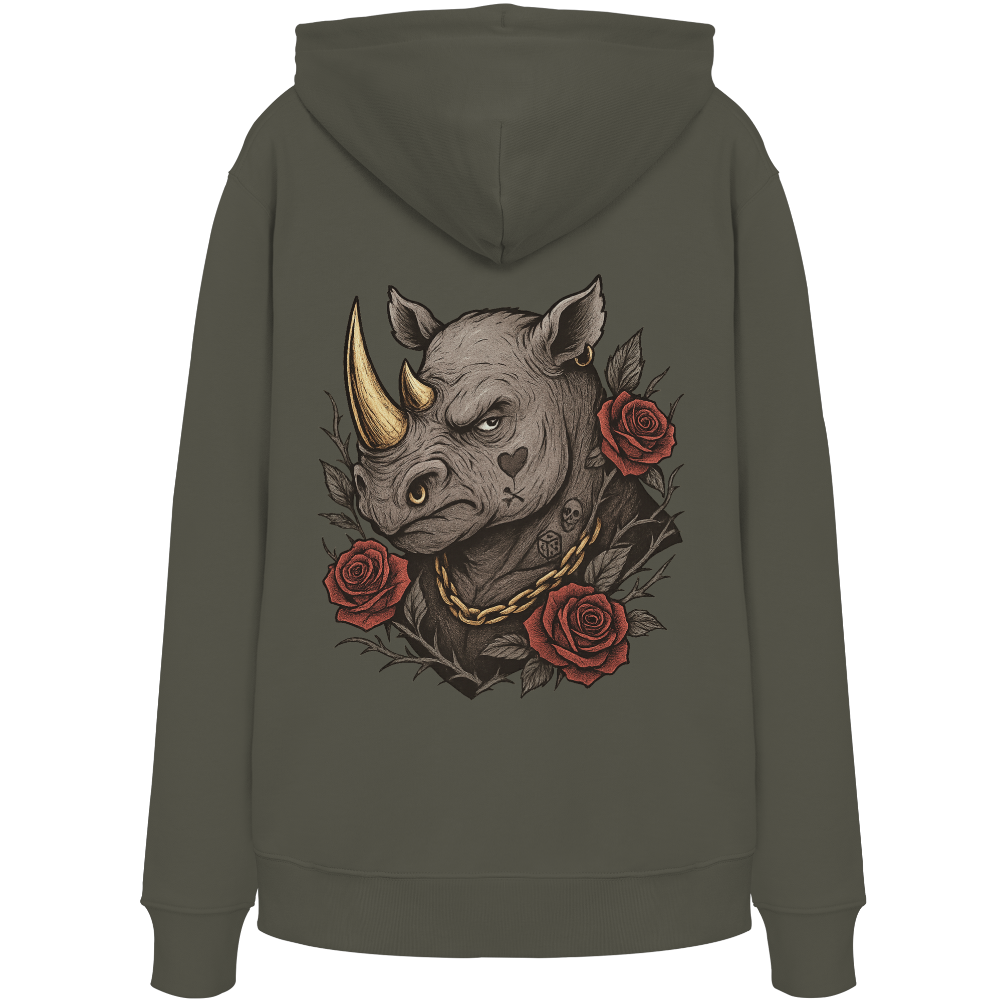 Inked Rhino - Organic Hoodie