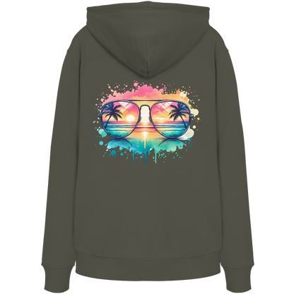 Tropical Sunset Glasses - Organic Hoodie