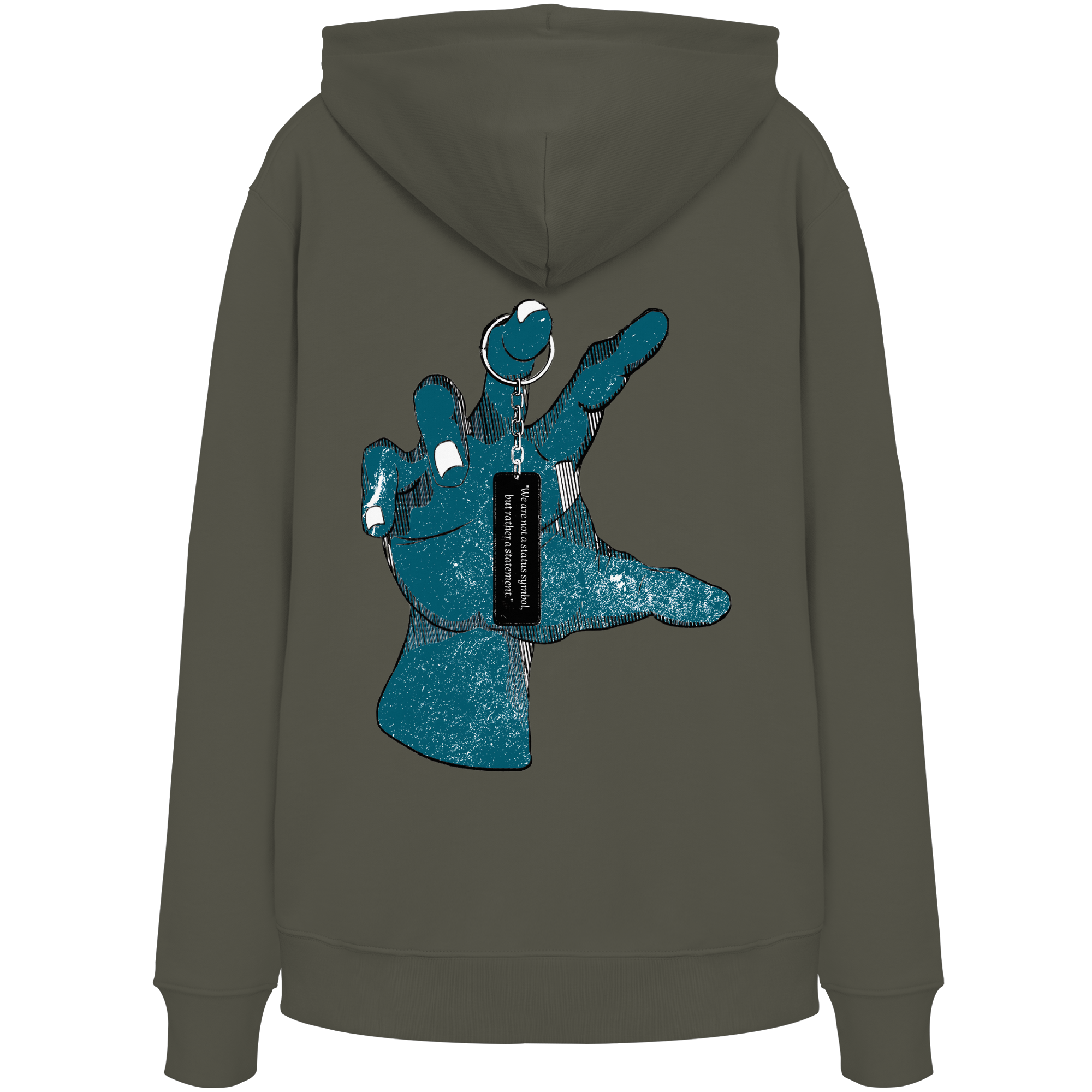 Sweat à capuche bio Statement Hand