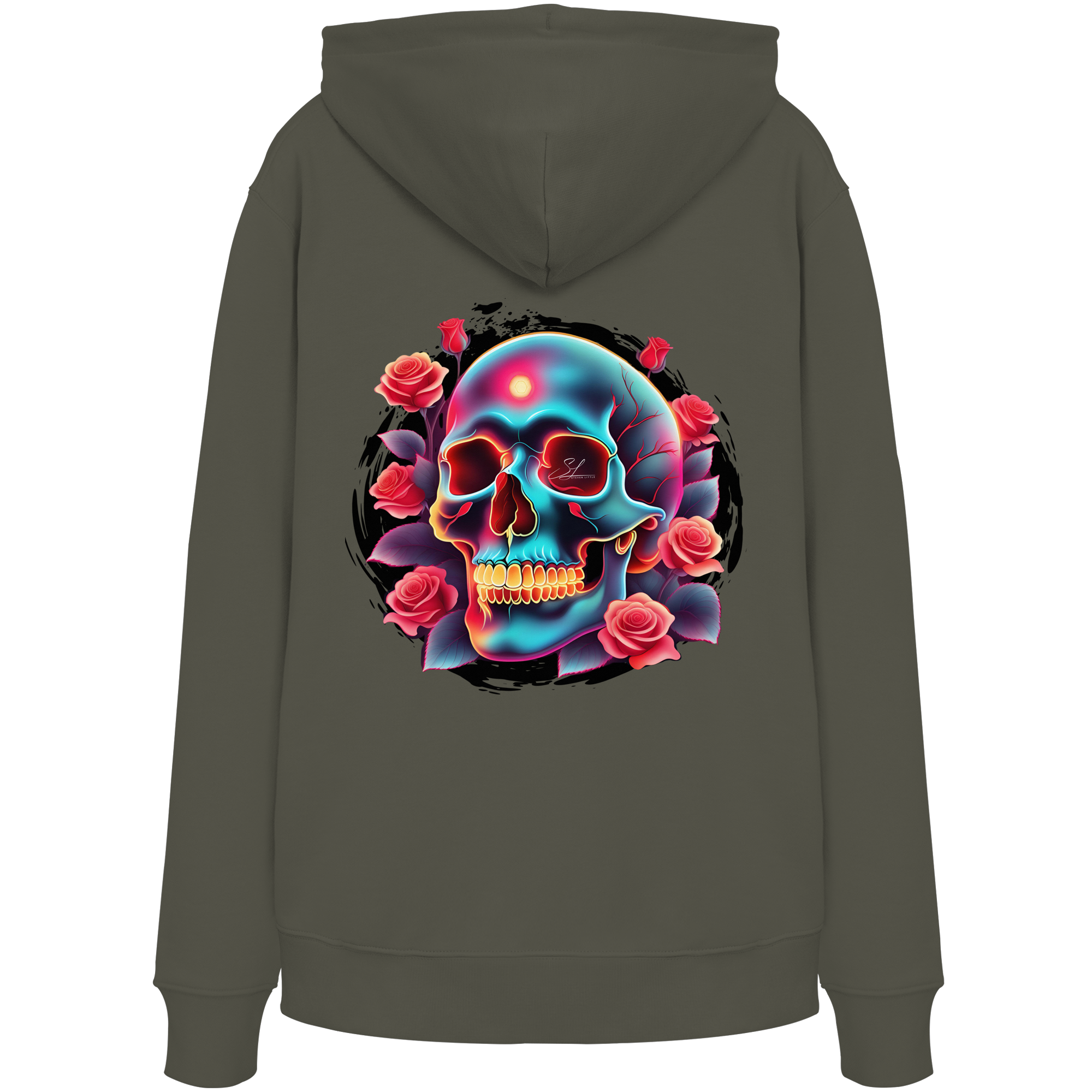 Glow Skull - Organic Hoodie