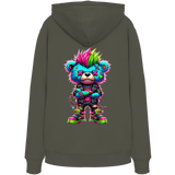Punk Neon Teddy - Organic Hoodie