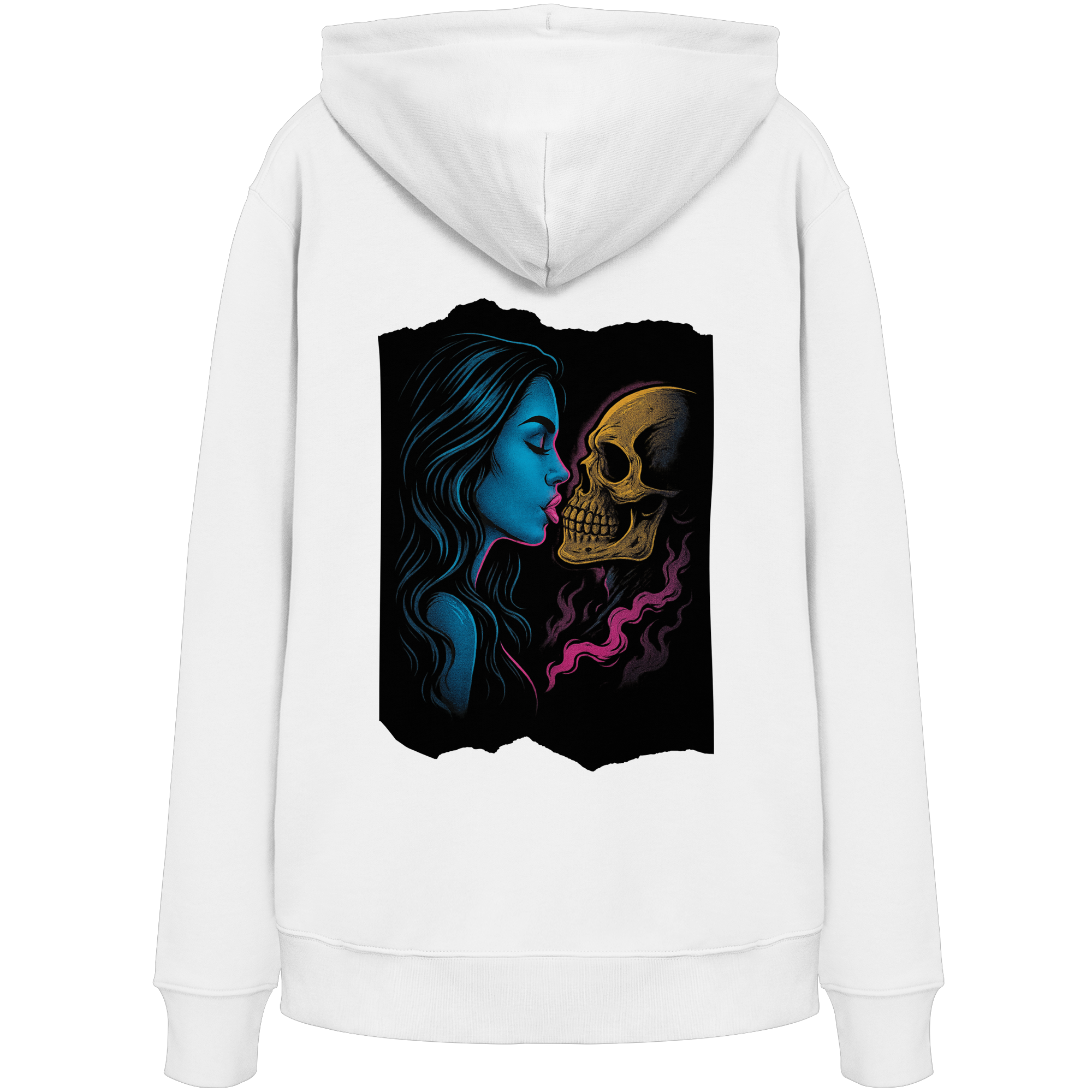 Kissing Skull - Organic Hoodie