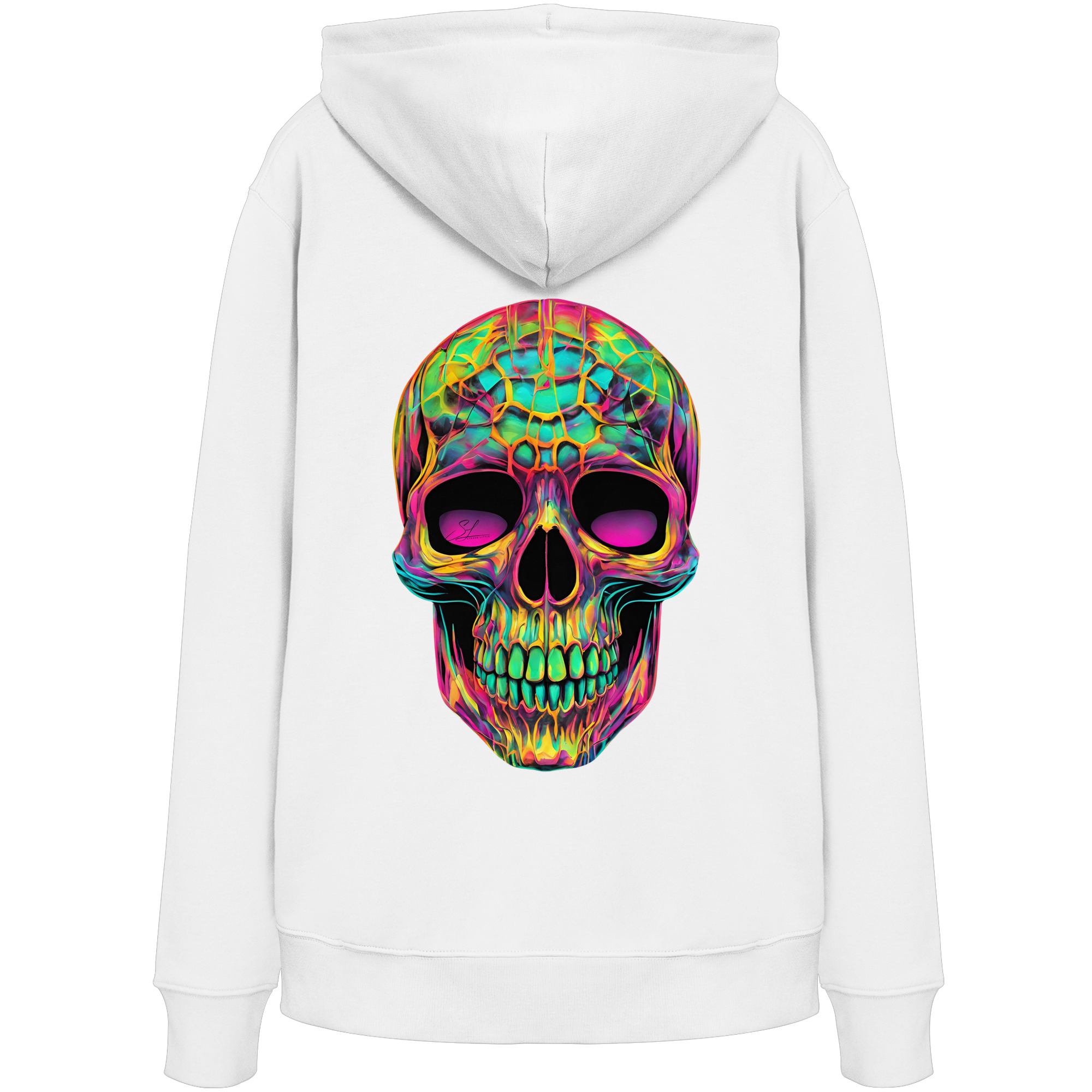 Psychedelic Skull - Organic Hoodie