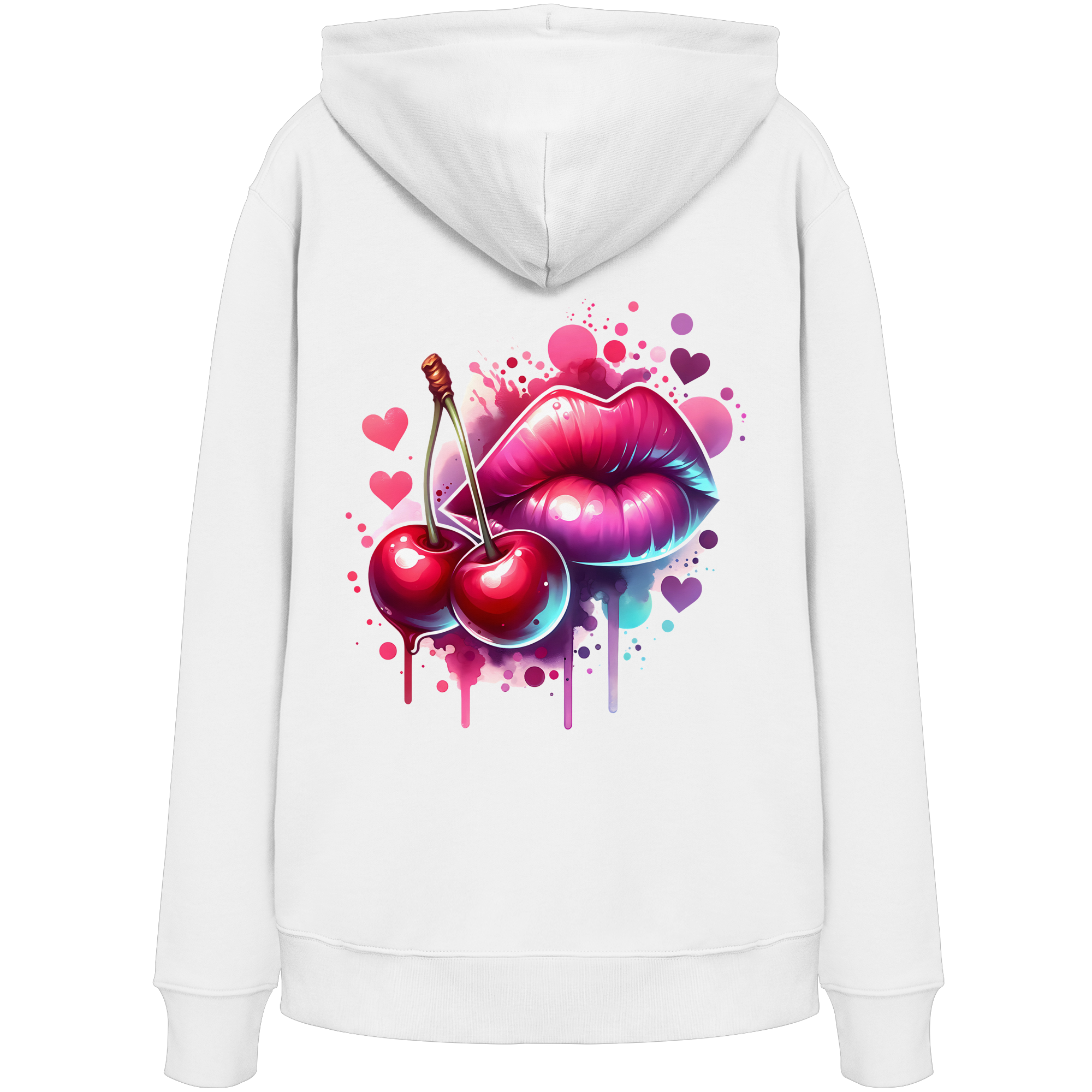 Cherry Kisses - Organic Hoodie
