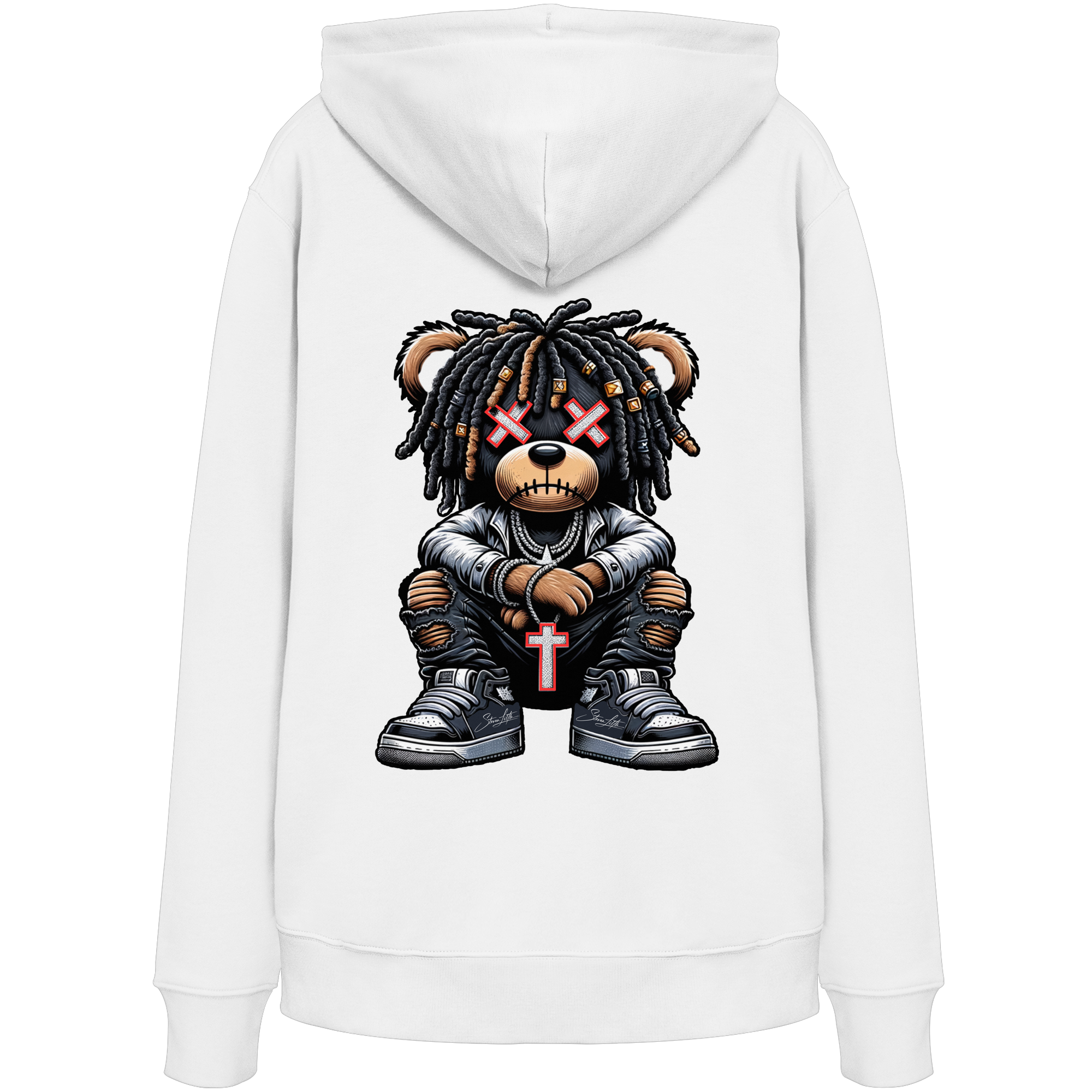 Bad Ass Teddy - Organic Hoodie