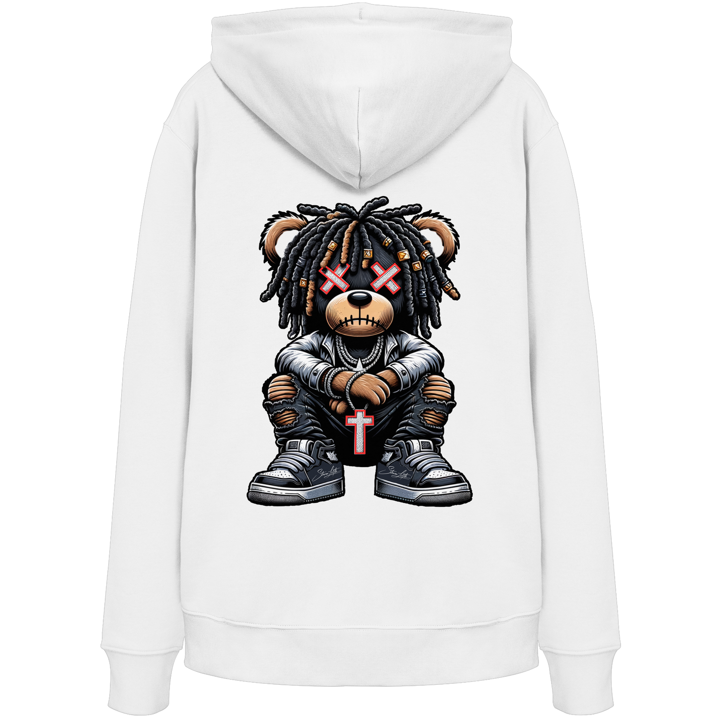 Bad Ass Teddy - Organic Hoodie