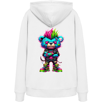 Punk Neon Teddy - Organic Hoodie
