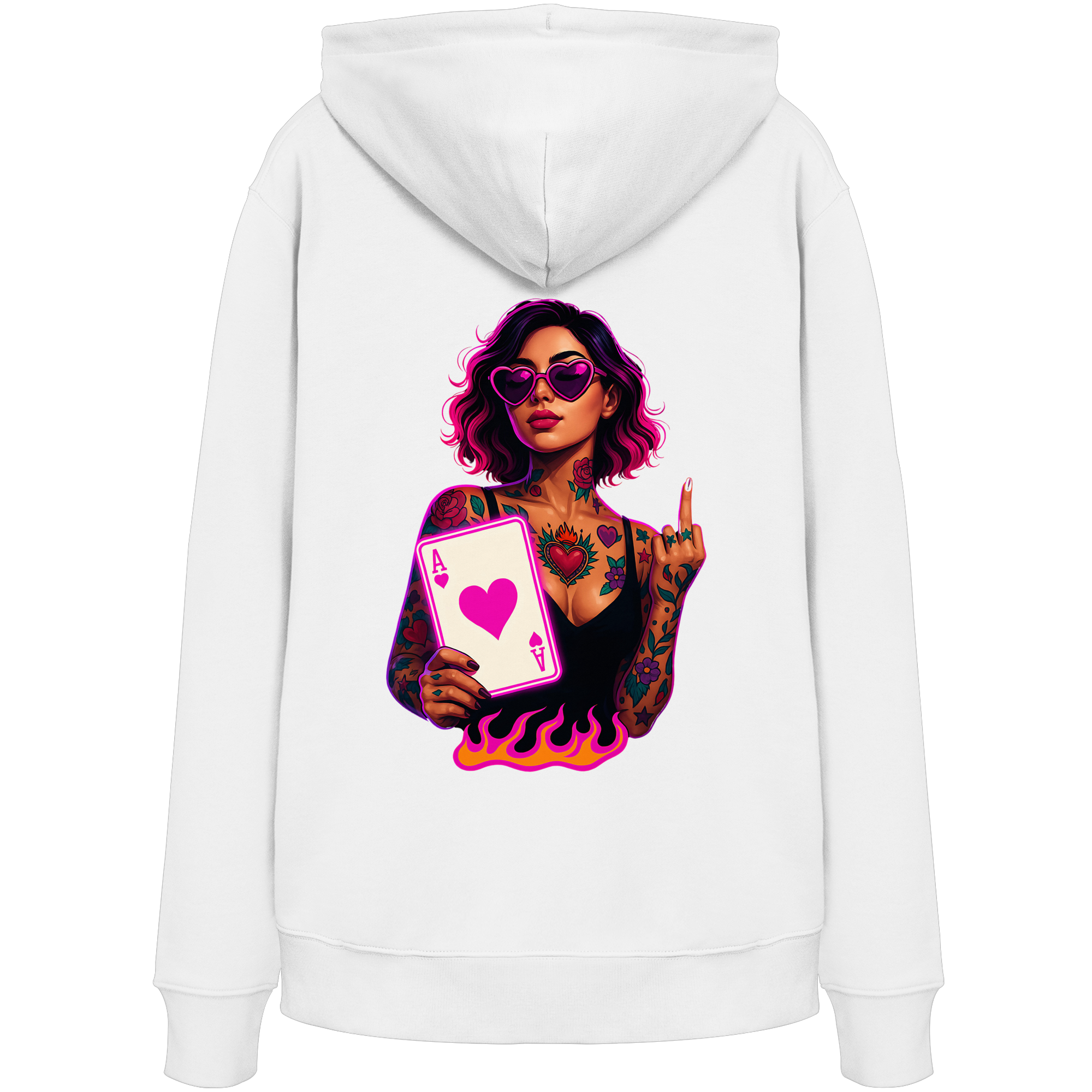Queen of Hearts - Organic Hoodie