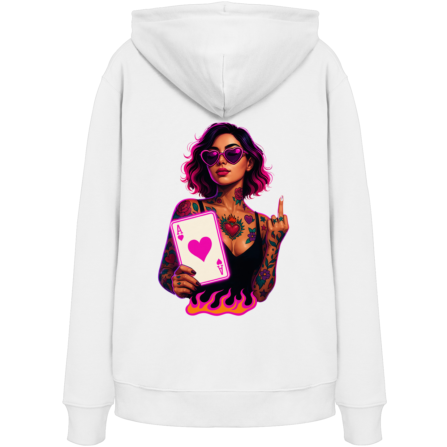 Queen of Hearts - Organic Hoodie