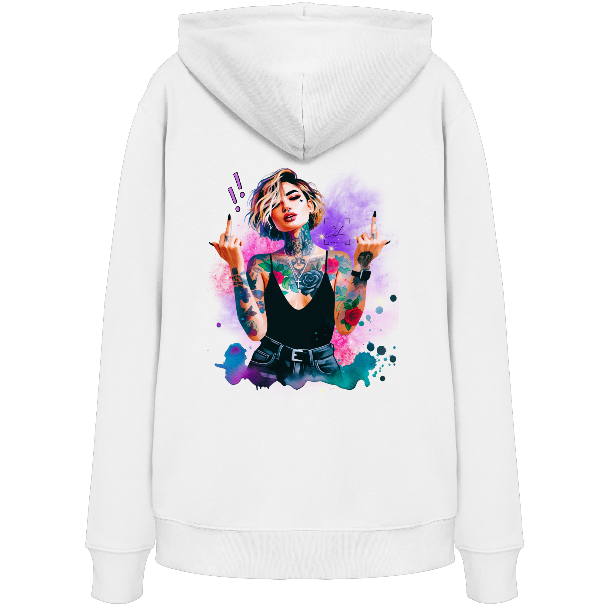 Rebel Rose - Sweat à capuche bio