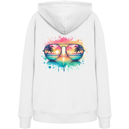 Tropical Sunset Glasses - Organic Hoodie