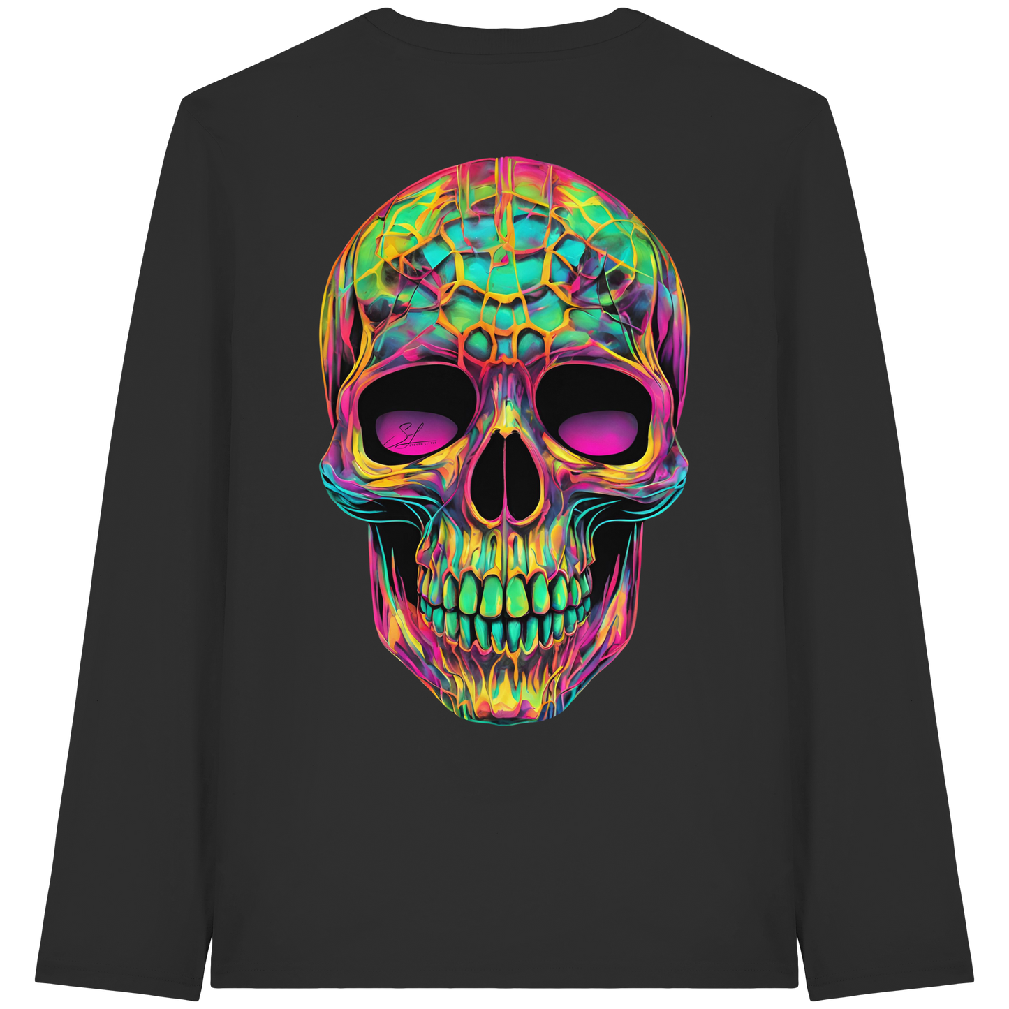 Psychedelic Skull - Organic Longsleeve