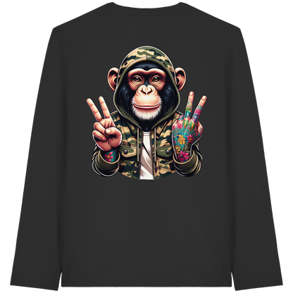Jungle Ink Monkey - Organic Longsleeve
