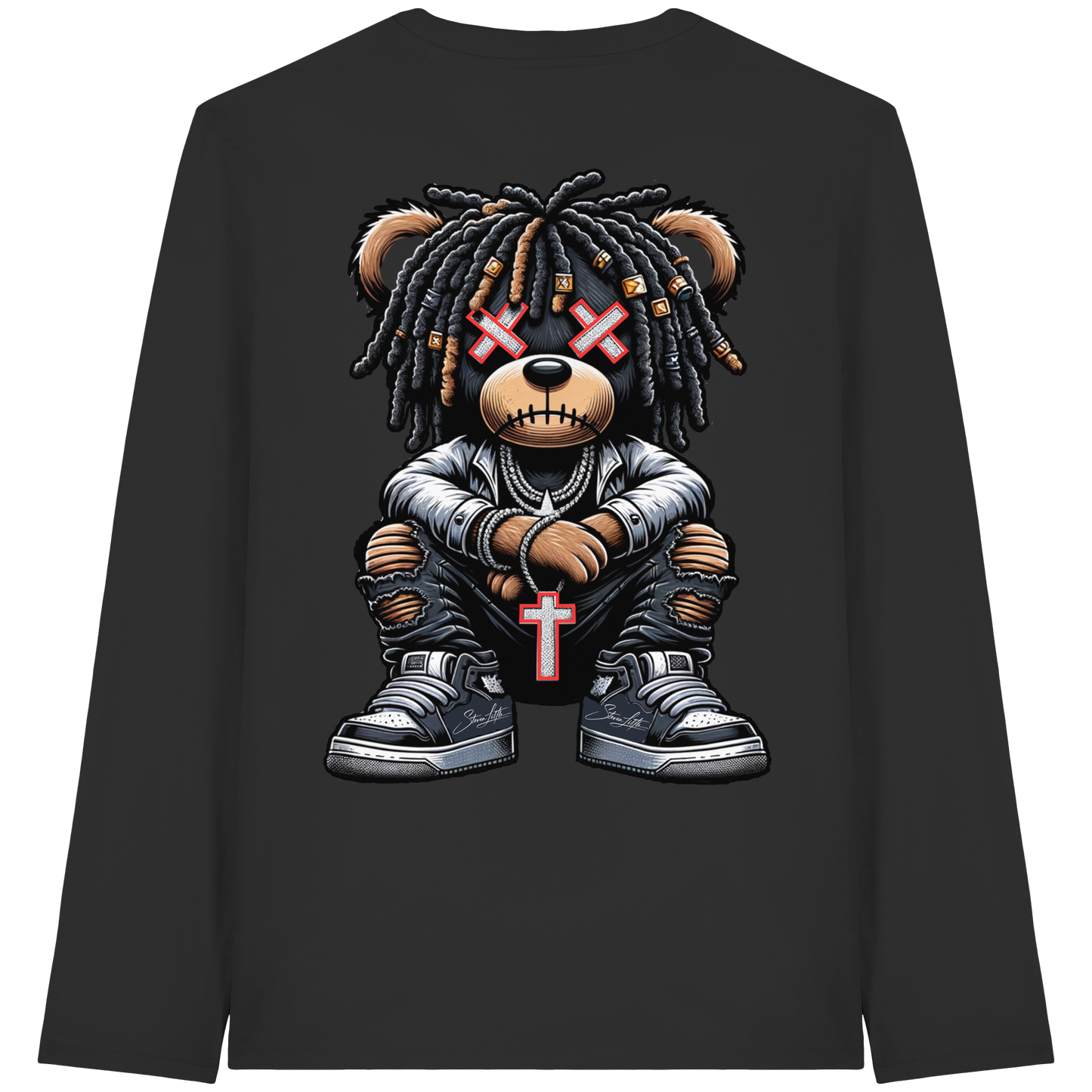 Bad Ass Teddy - Organic Longsleeve