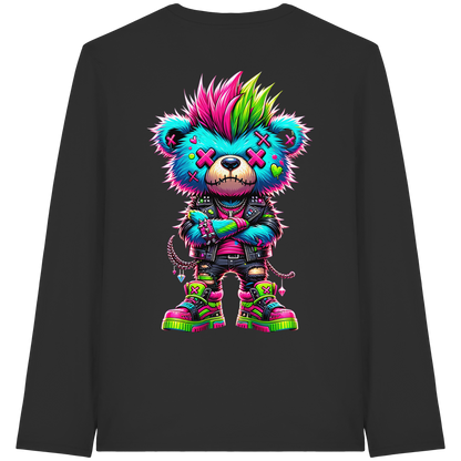 Punk Neon Teddy - Organic Longsleeve