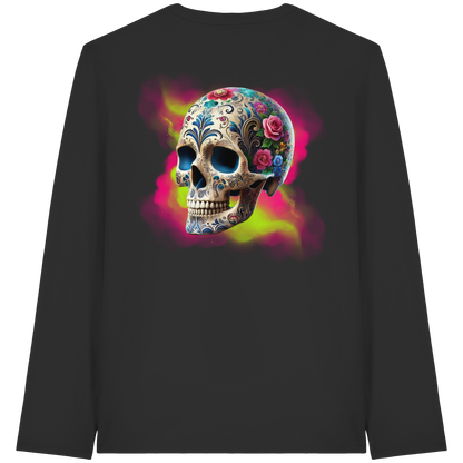 Floral Skull - Organic Longsleeve