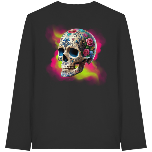 Floral Skull - Organic Longsleeve