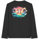 Tropical Sunset Glasses - Organic Longsleeve