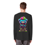 Punk Neon Teddy - Organic Longsleeve