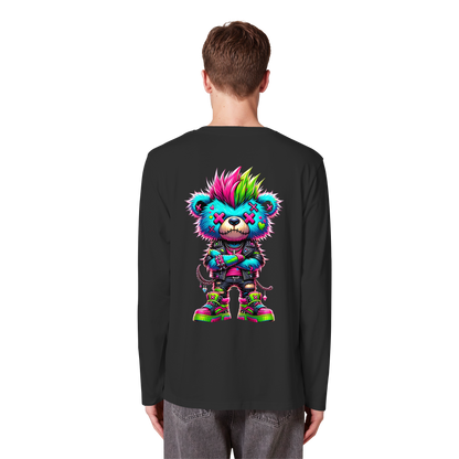 Punk Neon Teddy - Organic Longsleeve