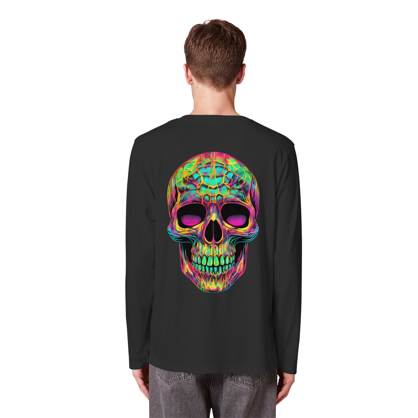 Psychedelic Skull - Organic Longsleeve