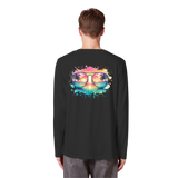 Tropical Sunset Glasses - Organic Longsleeve