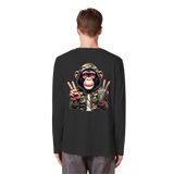 Jungle Ink Monkey - Organic Longsleeve