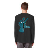 Statement Hand - T-shirt à manches longues bio