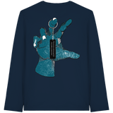 Statement Hand - T-shirt à manches longues bio