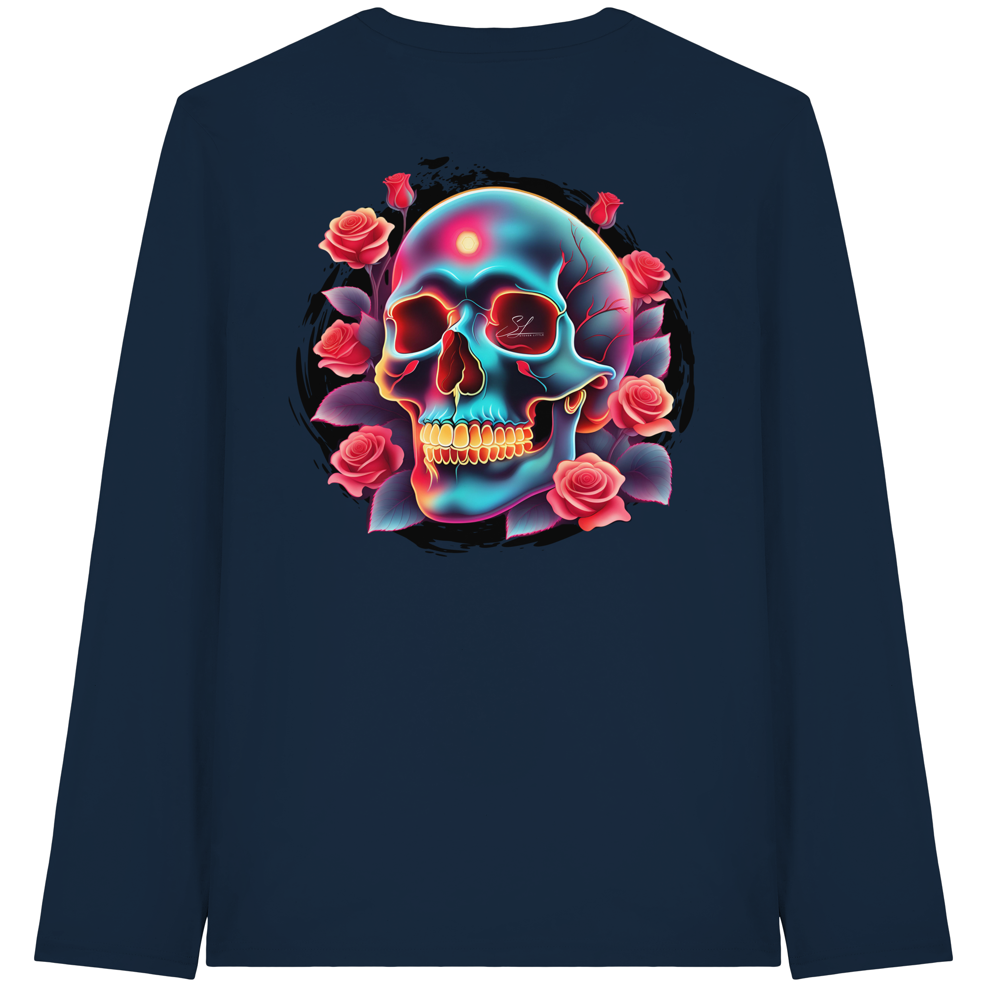 Glow Skull - T-shirt à manches longues bio