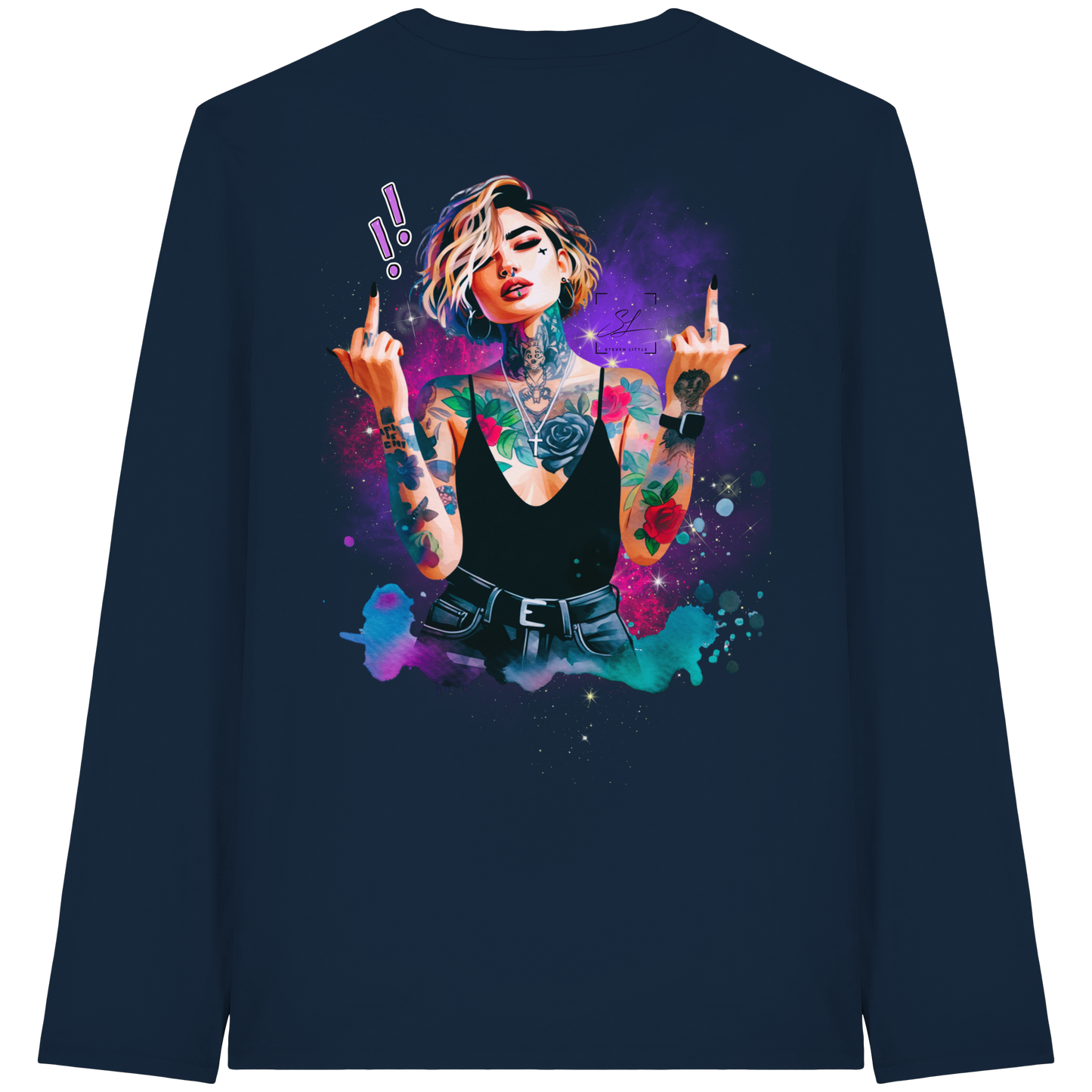 Rebel Rose - Organic Longsleeve