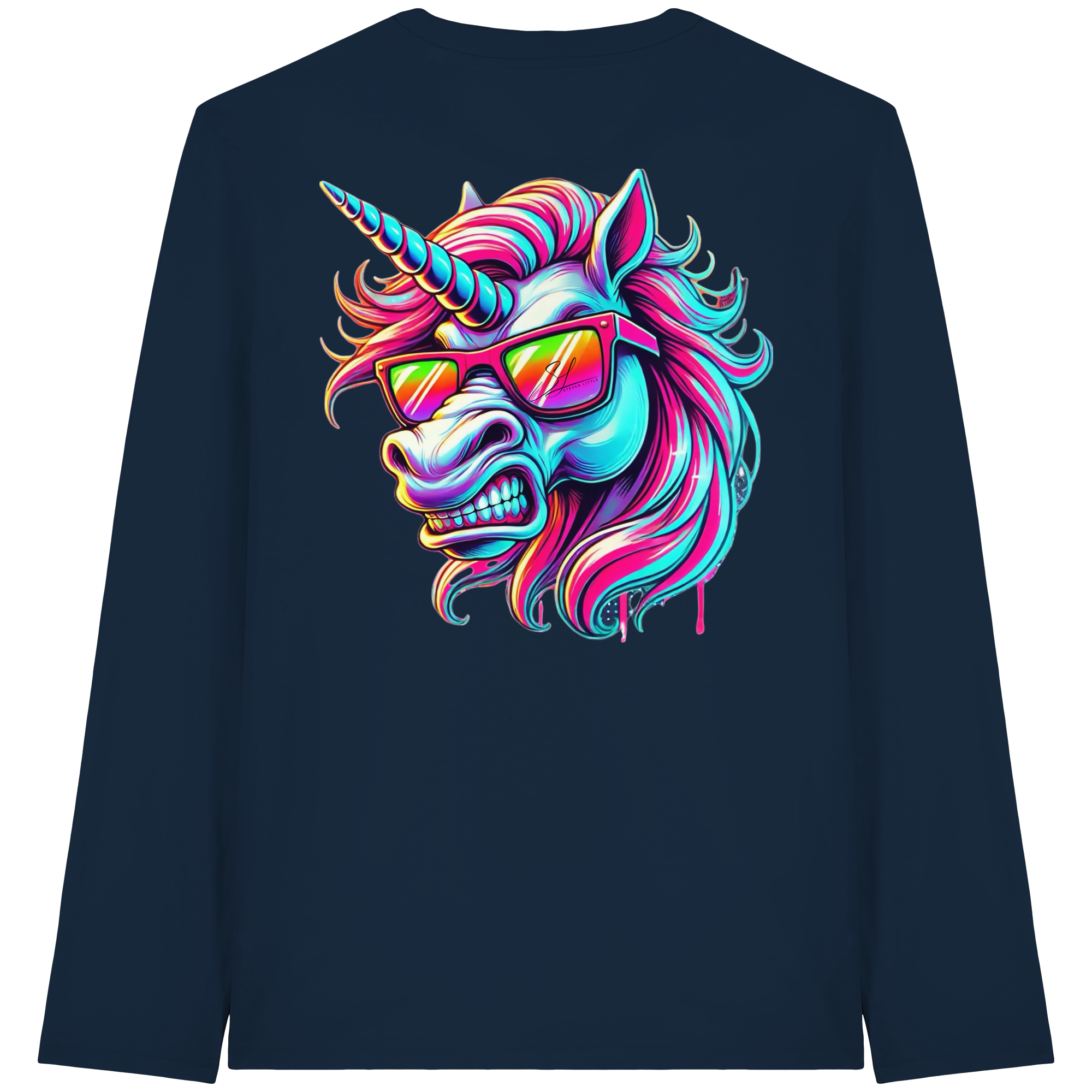 Funky Unicorn - T-shirt bio à manches longues