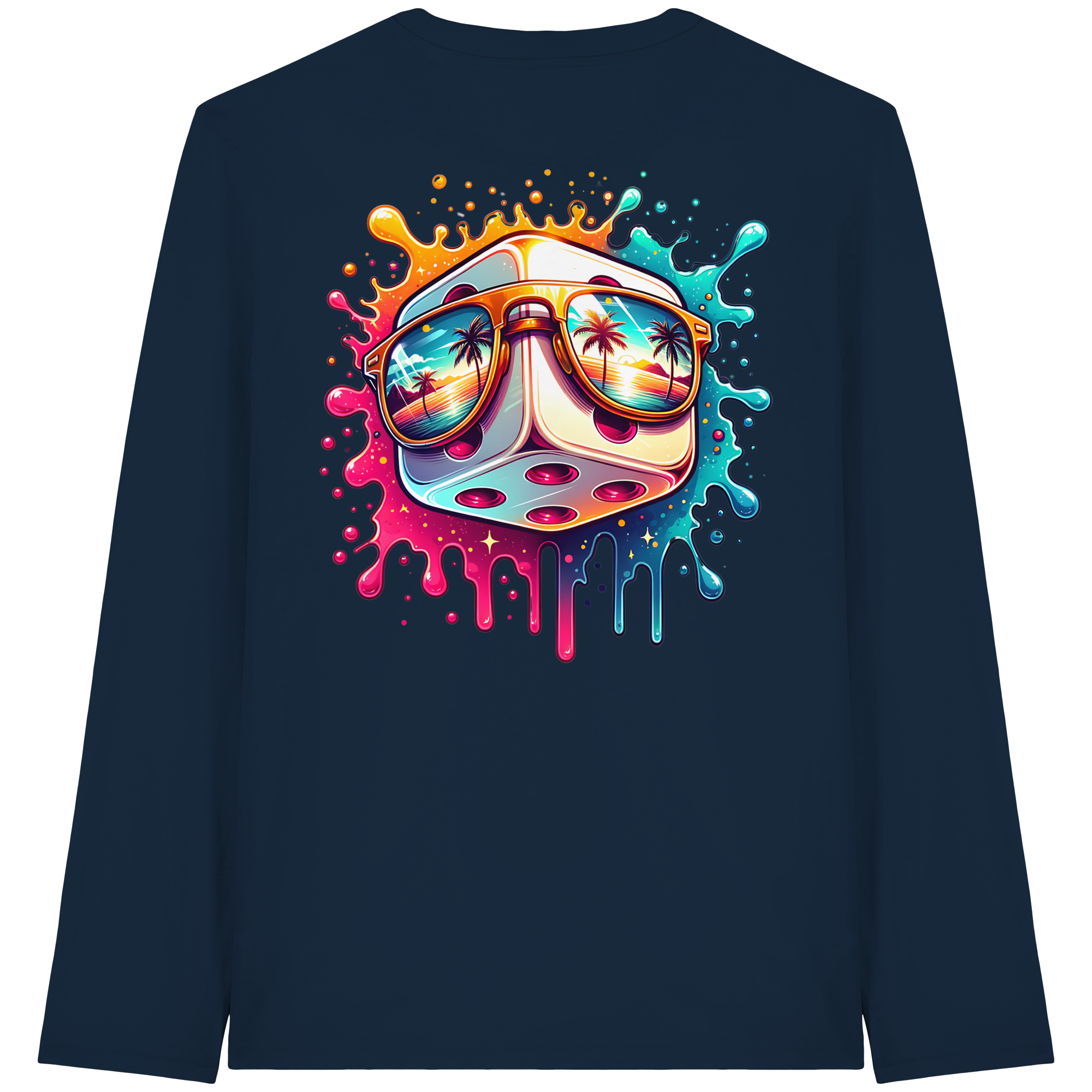 Sunset Vibes Dice - Organic Longsleeve