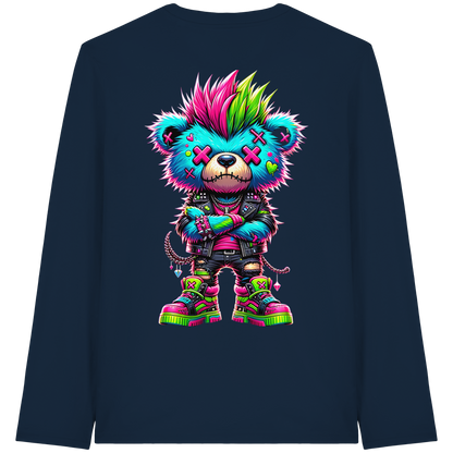 Punk Neon Teddy - Organic Longsleeve