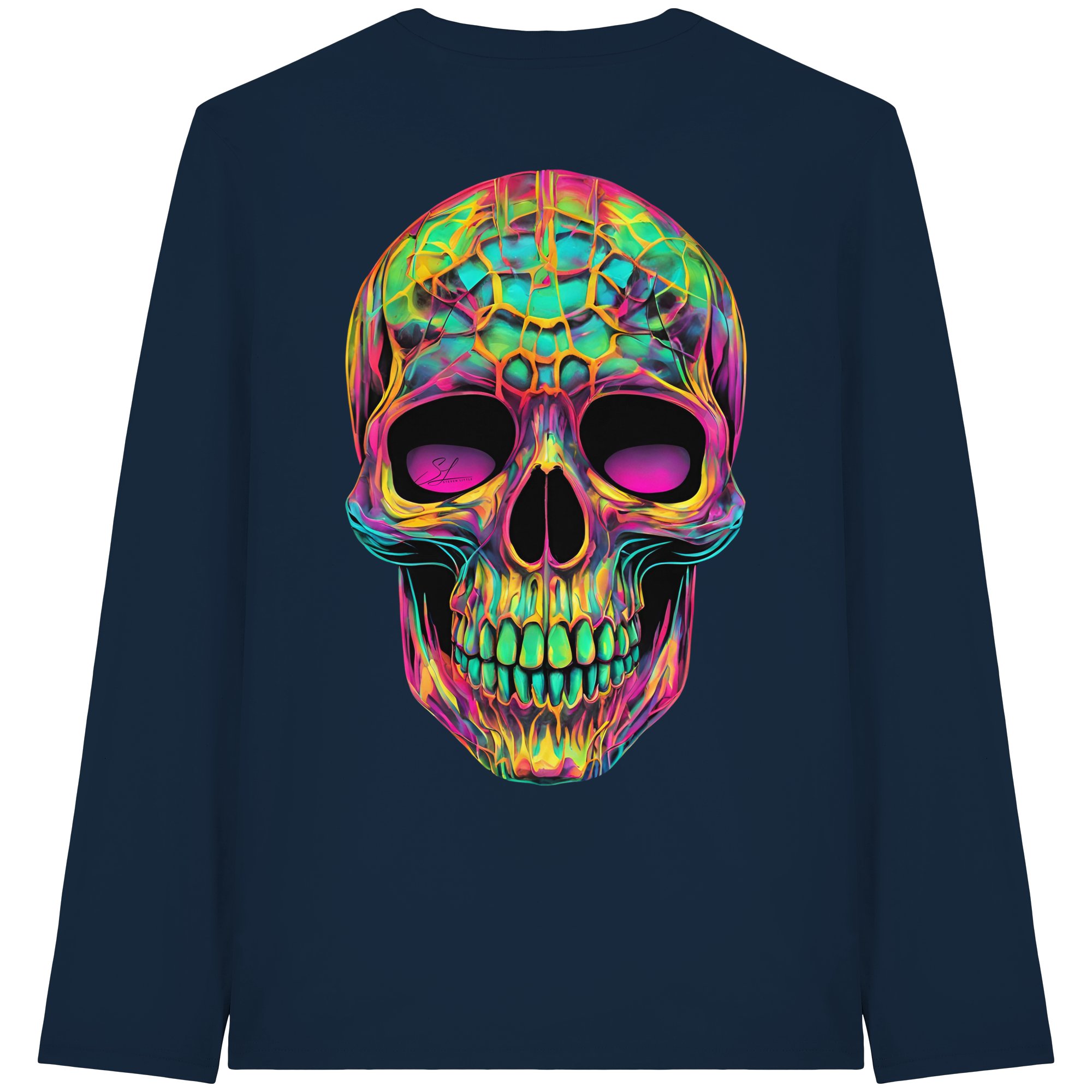 Psychedelic Skull - Organic Longsleeve