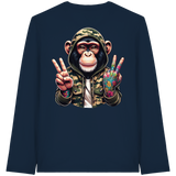 Jungle Ink Monkey - Organic Longsleeve