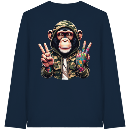 Jungle Ink Monkey - Organic Longsleeve