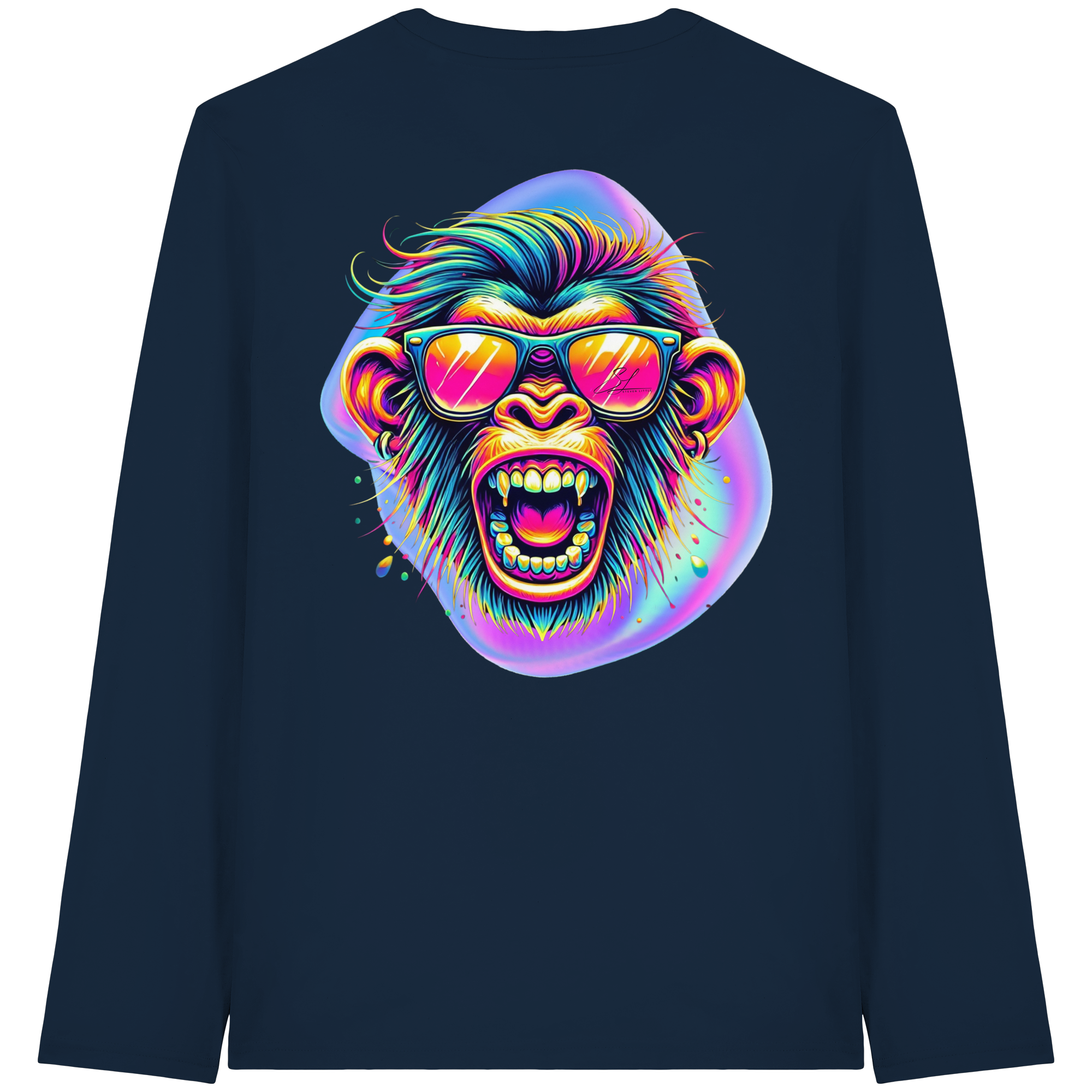 Crazy Chimp - T-shirt à manches longues bio