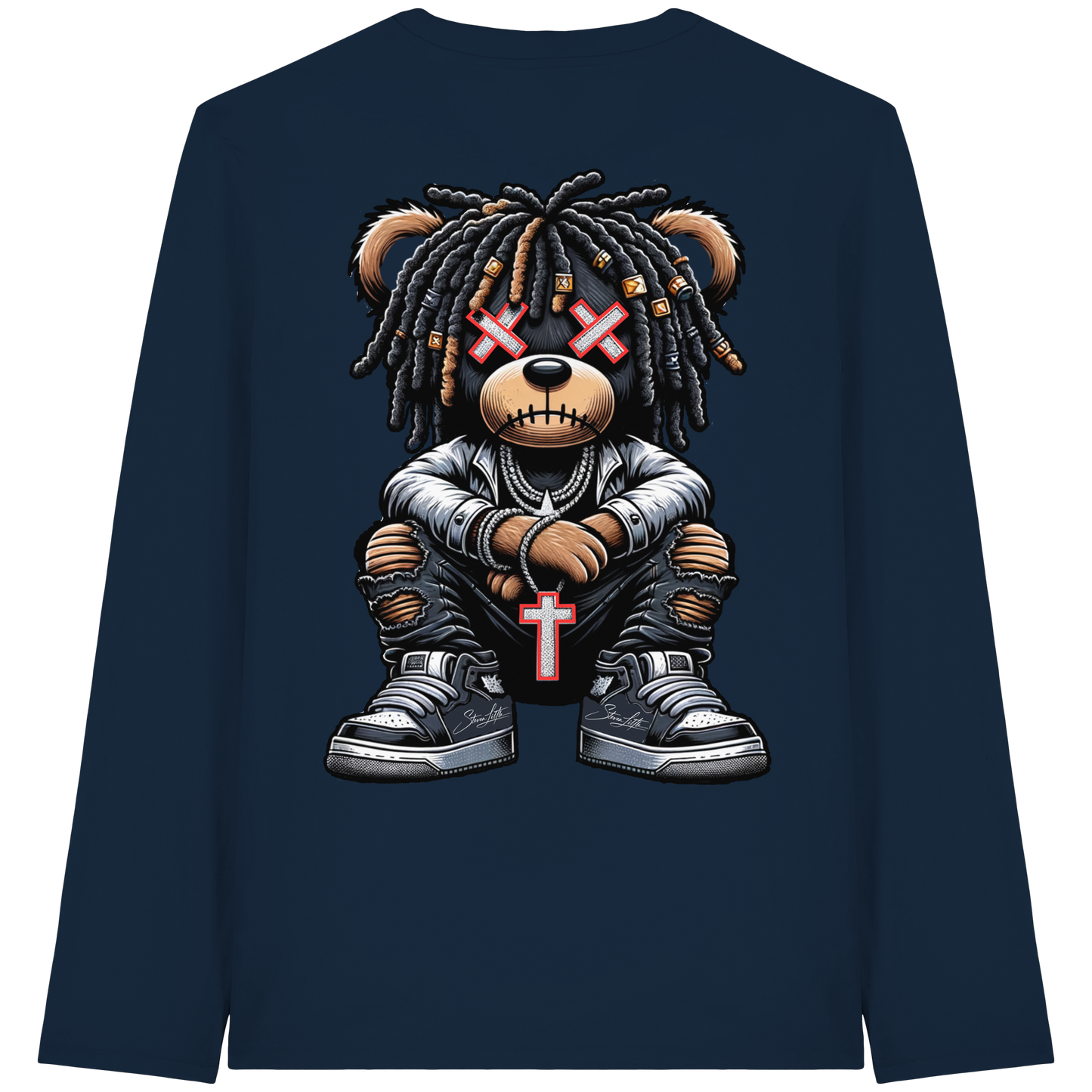 Bad Ass Teddy - Organic Longsleeve